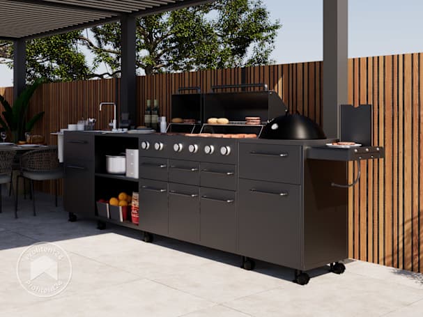 Buitenkeuken op wielen